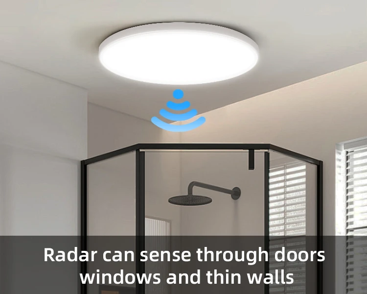 Radar Ceiling Lights Led Motion Sensor Light 220V Bathroom Induction Lamp for Porch Hallways Corridor Balcony Smart Ceiling Lamp