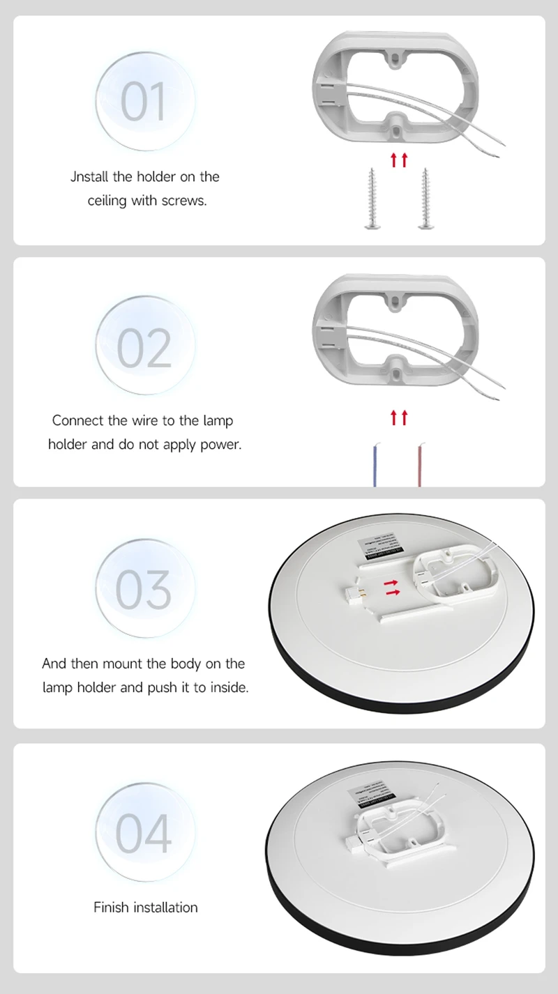 Radar Ceiling Lights Led Motion Sensor Light 220V Bathroom Induction Lamp for Porch Hallways Corridor Balcony Smart Ceiling Lamp
