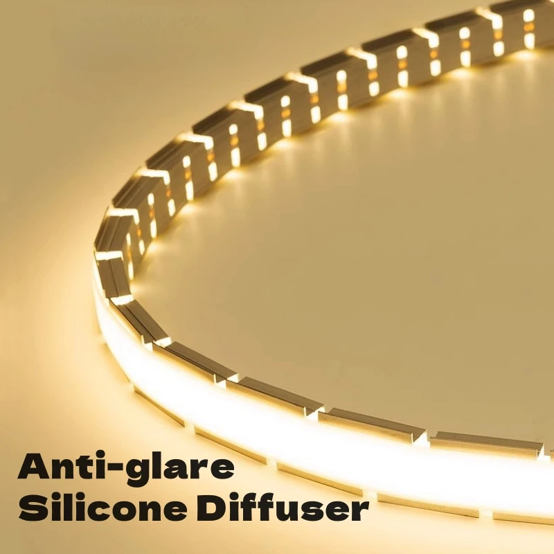 Curved U/YW-Style LED Aluminum Profile Recessed Bendable Aluminum Channel Silicone Diffuser Ceiling Floor Decor Bar Strip Lights