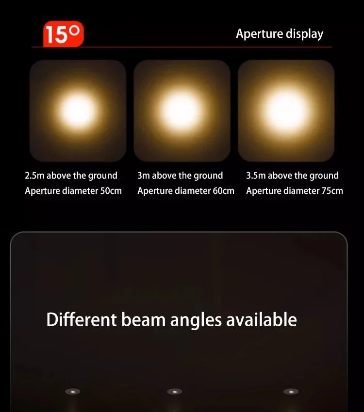 Led Spotlight Small Beam Angle 3 8 15 Degree Spot Light Recessed Round Atmosphere Dining Table Ultra-thin White Black 85-265V