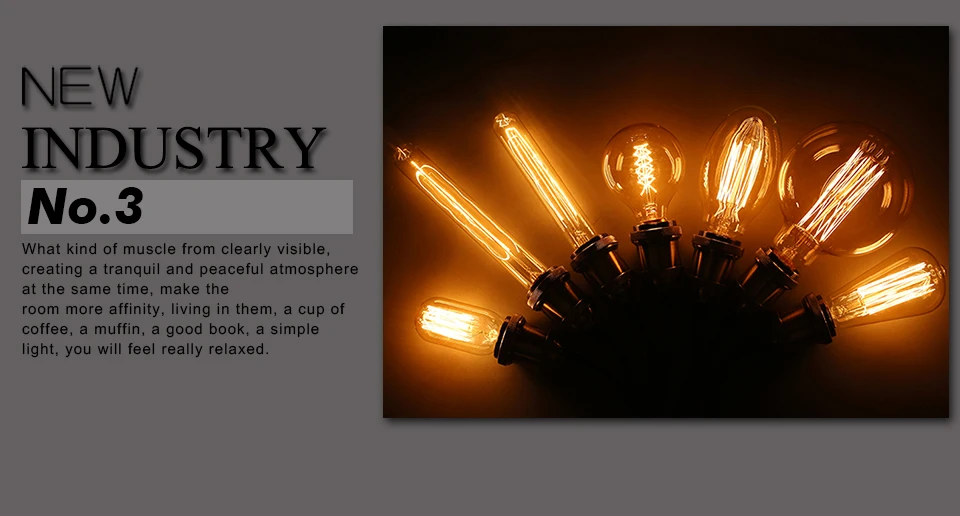 Retro Edison Light Bulb E27 40W 220V 110V Bedroom Industrial Loft Vintage Bulb For Home Decor Filament incandescent Edison Lamp