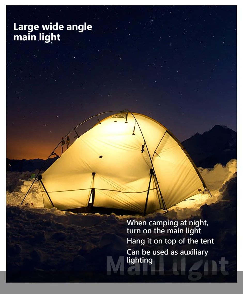 Philips New 7cm LED Rechargeable Mini Portable Flashlight 7 Lighting Modes For Hiking And Travel Self Defense