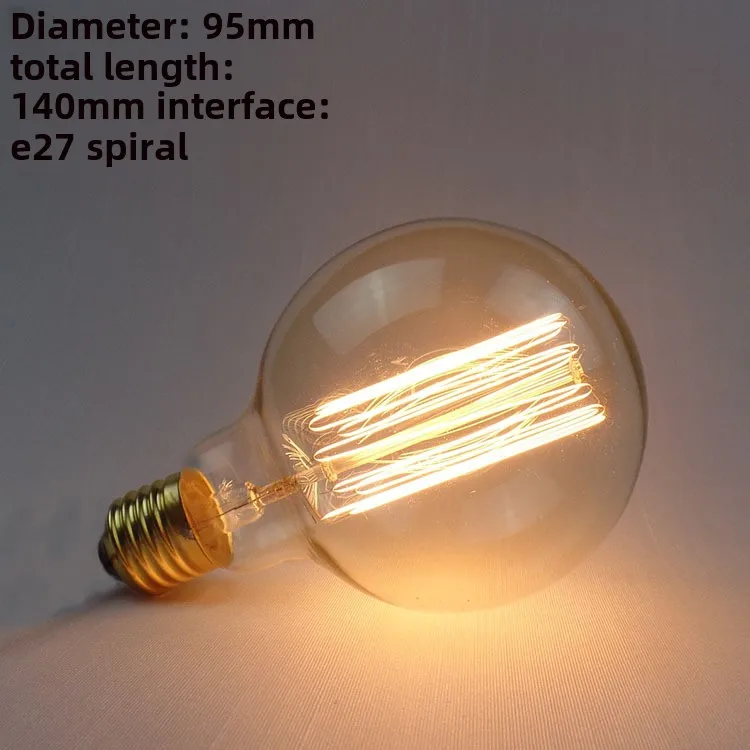 Edison Bulb E27 Warm White 40W 60W ST64 G95 G80 G125 220V Carbon Retro Light Bulb Tungsten Silk Light Bar Window Decoration