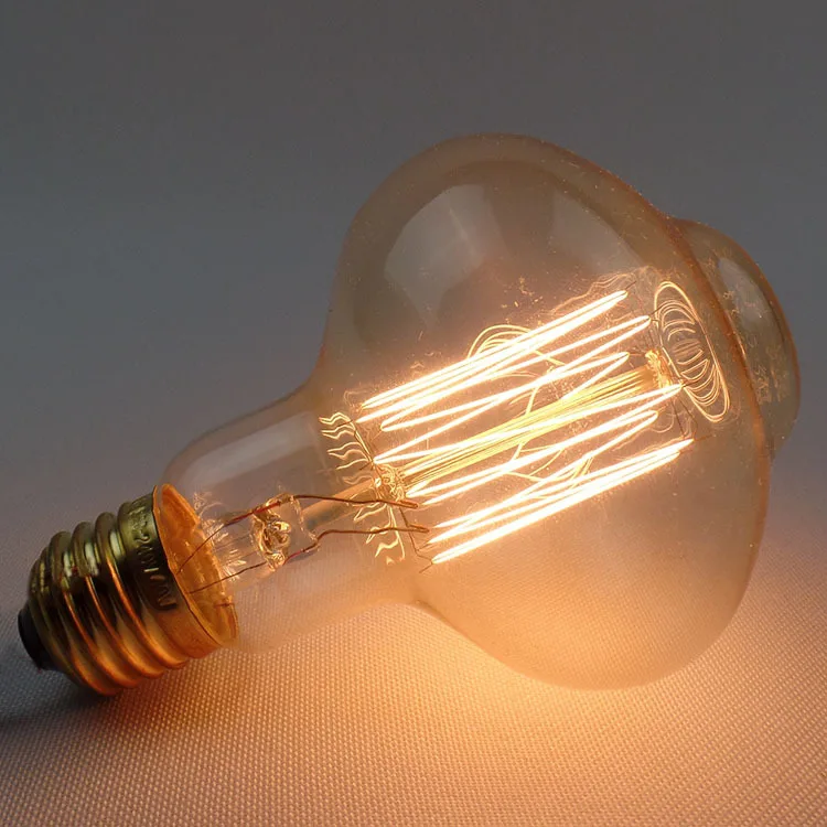 Edison Bulb E27 Warm White 40W 60W ST64 G95 G80 G125 220V Carbon Retro Light Bulb Tungsten Silk Light Bar Window Decoration