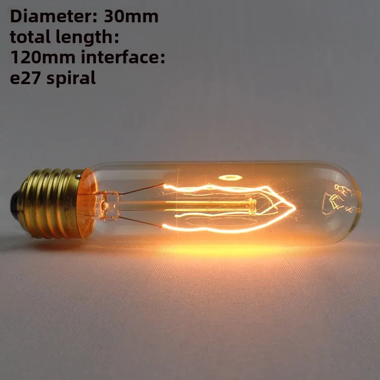 Edison Bulb E27 Warm White 40W 60W ST64 G95 G80 G125 220V Carbon Retro Light Bulb Tungsten Silk Light Bar Window Decoration