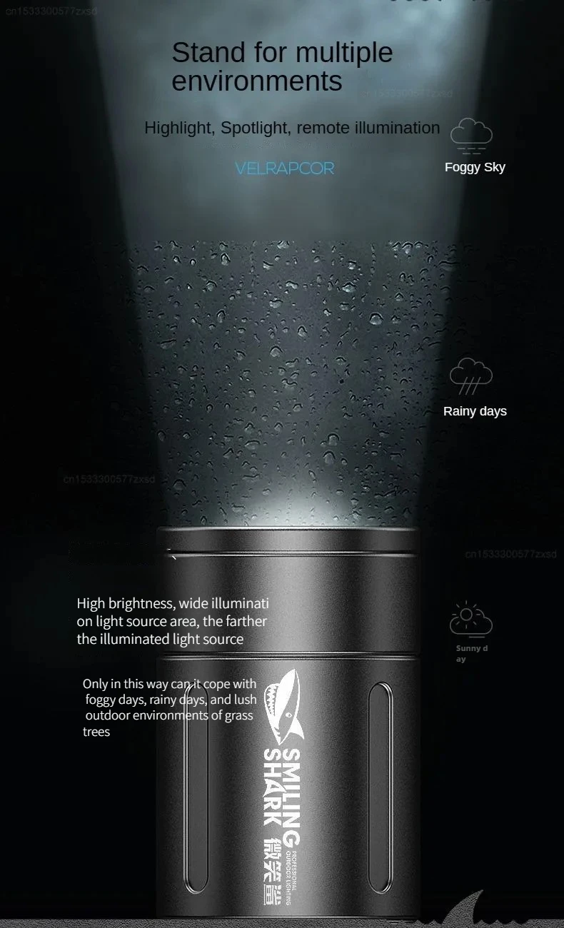 New Flashlight Strong Light Charging Ultra Bright Long Range Home Outdoor Mini Portable Emergency Light USB Charge LED Lamp