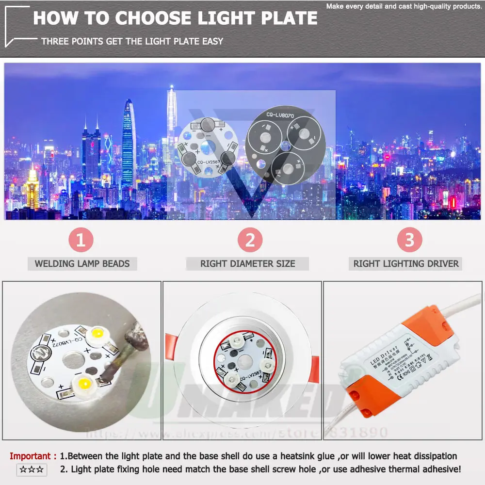 10-1000pc 1W 3W 5W High Power Dia 20mm Star LED PCB Aluminum Plate Heatsink Base 4-6-8Pin RGB RGBW For Flashlight Spot Lamps DIY