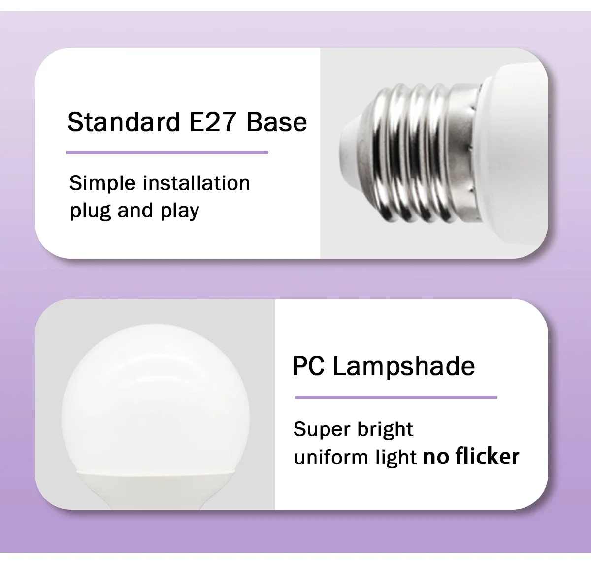 1-6PCS LED Bulb E27 10W 15W 18W AC 220V 127V G80 G95 G120 Energy Saving Global Light Lampada Ampoule LED Lamp Vanity Light Bulbs