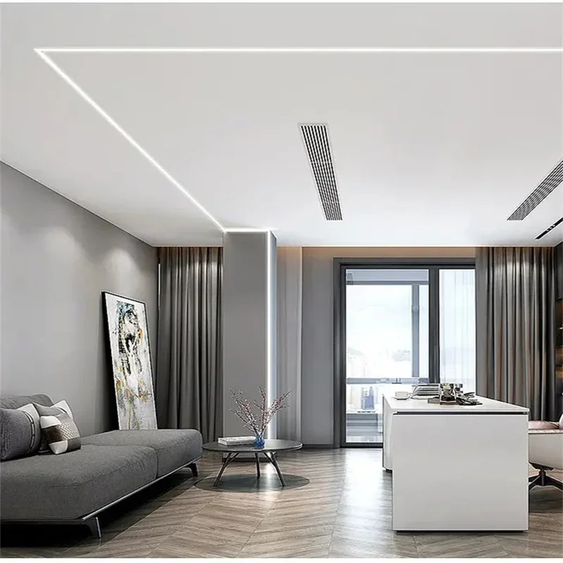 Recessed Black Silicone Tube LED Neon Light Flexible Rope Channel Diffuser WS2811 WS2812B Outdoor Waterproof Ribbon Strip Lights
