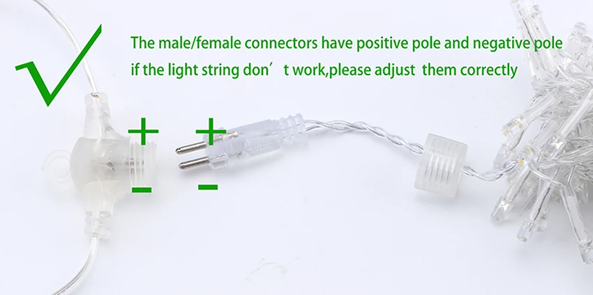 LED String Lights Christmas Garland Led Racimos Fairy Lights For Patio Party Wedding Party Garden Curtain Tree Decoration