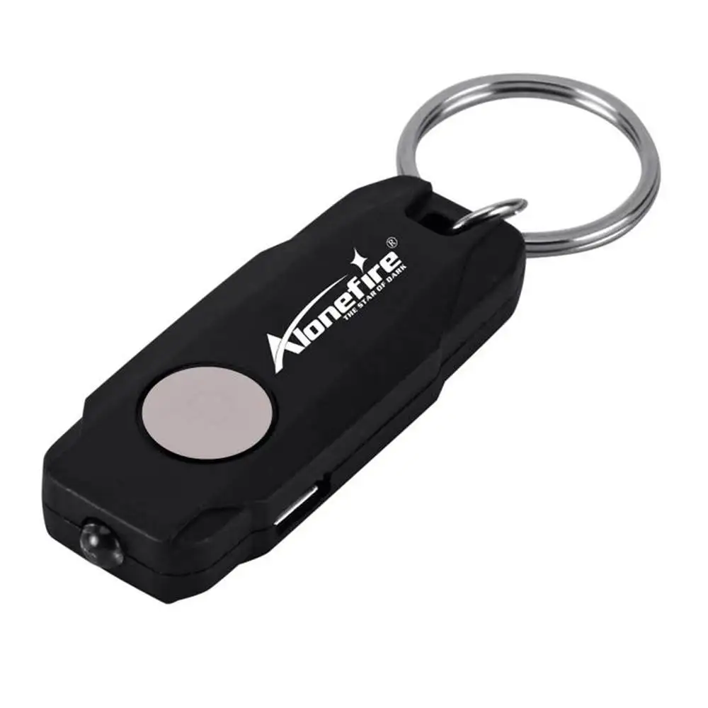 Mini LED Keychain Light USB Rechargeable Cool Flashlight Student Child Reading Book Lamp Emergency Torch Stair Keyhole Light