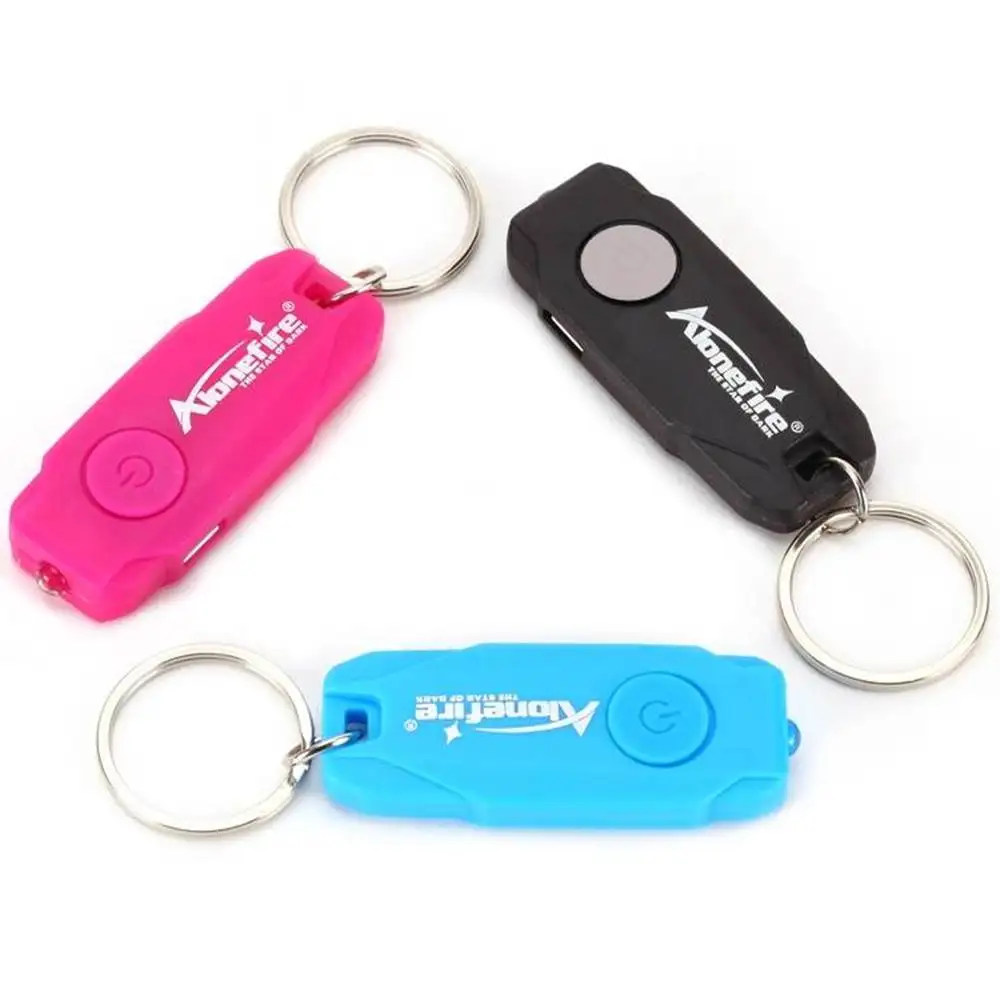 Mini LED Keychain Light USB Rechargeable Cool Flashlight Student Child Reading Book Lamp Emergency Torch Stair Keyhole Light