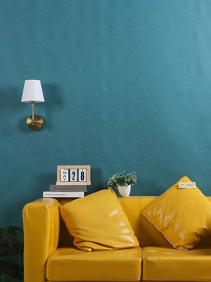 American Retro Wall Lamp Bedroom Bedside Lamp Bathroom Mirror Lamp Luster Luxury Sconce Fabric Lamp Shade TV Wall Lights Fixture