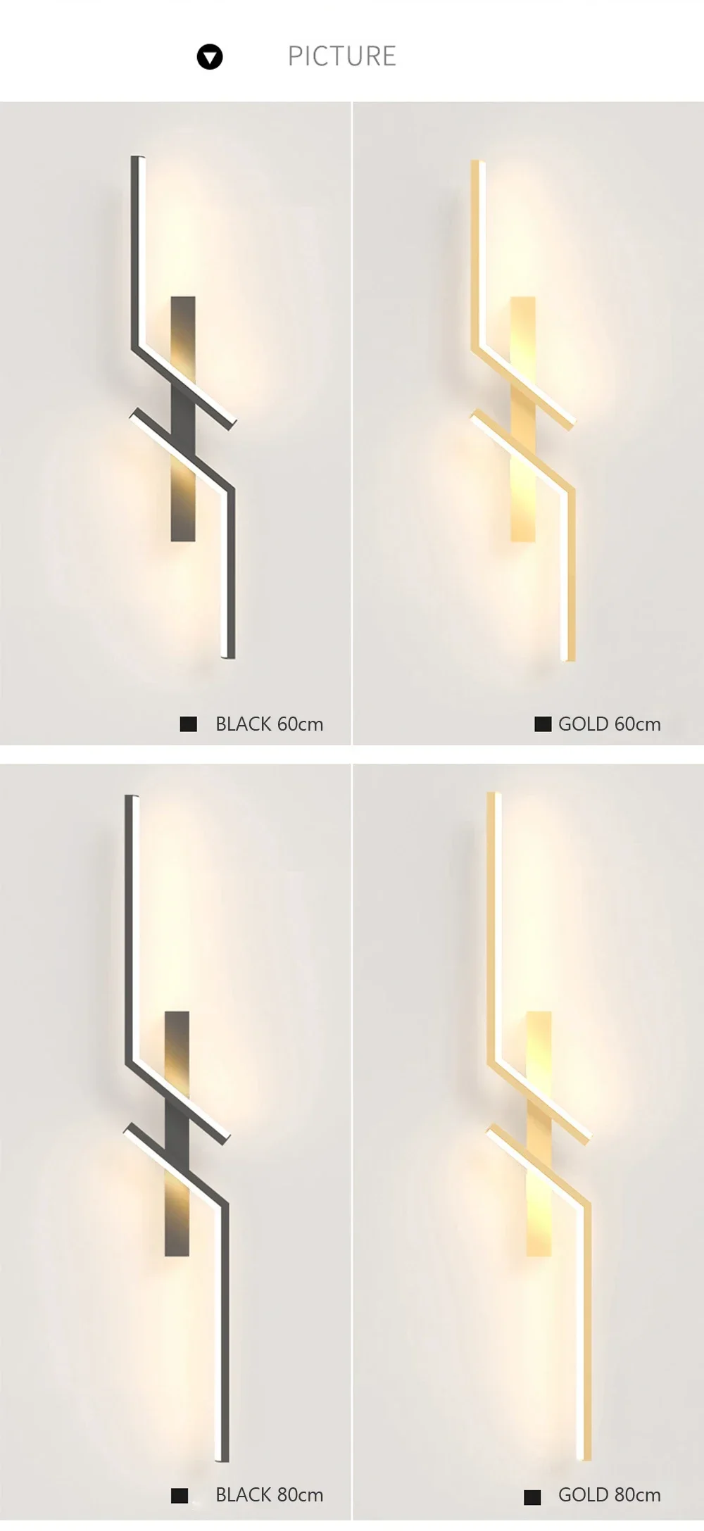 LED Wall Light Modern Minimalist Strip Lighting for Bedroom Bedside Living Room TV Backlight Sofa Decor Wall Sconce Ambient Lamp