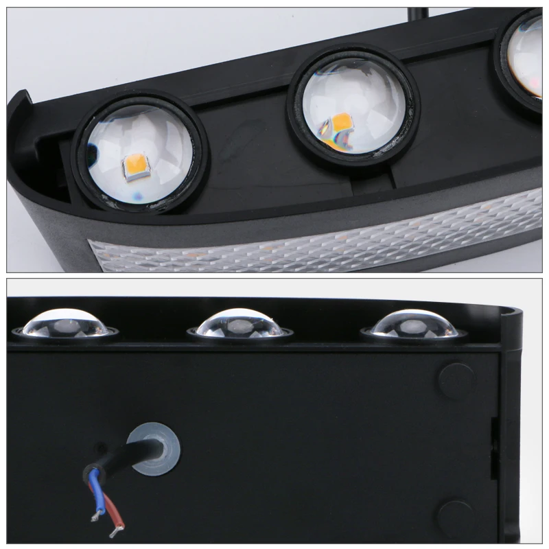 Modern LED Wall Lights for Indoor and Outdoor Use with Up and Down Lights for Living Rooms Corridors Bedrooms and Home Decor