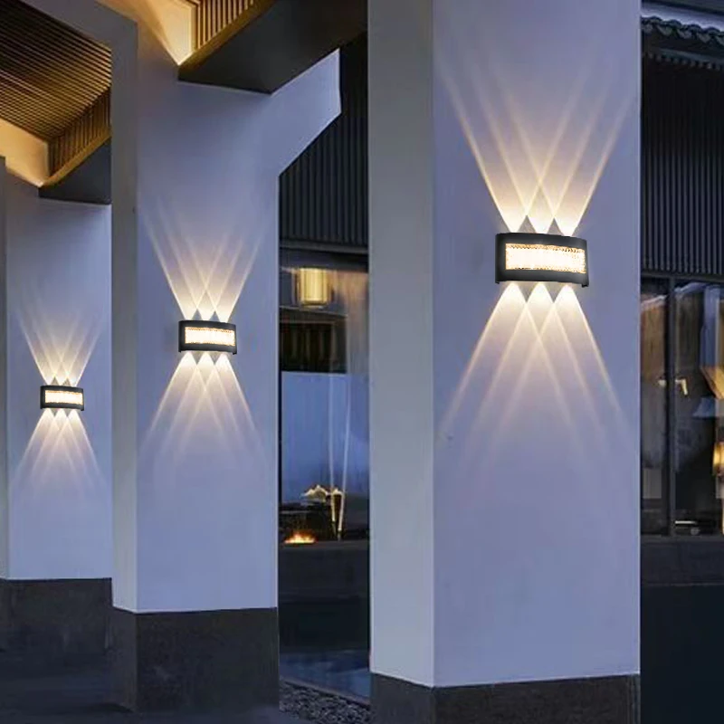 Modern LED Wall Lights for Indoor and Outdoor Use with Up and Down Lights for Living Rooms Corridors Bedrooms and Home Decor