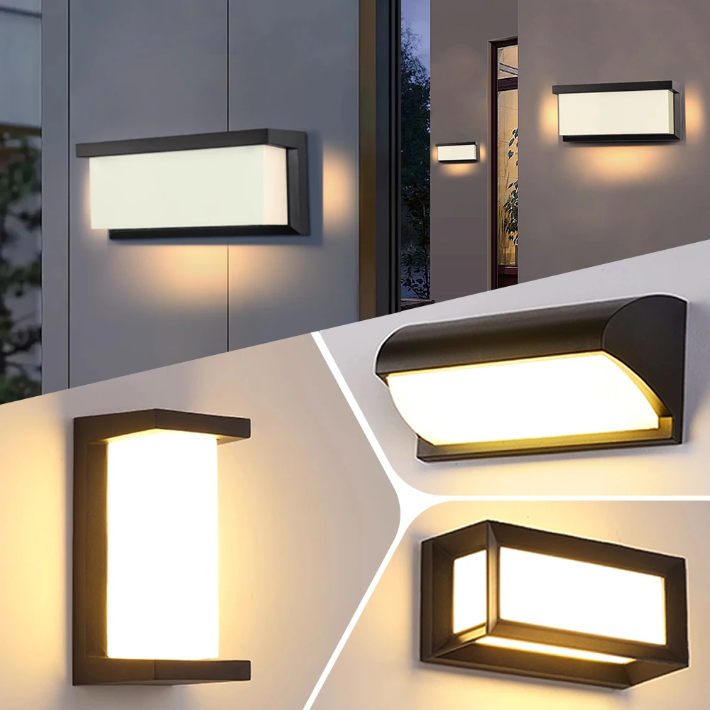Wall Lamp LED Light 25W 85-265V Waterproof Warm White Cold White Outdoor Lighting Decoration Outside For Home Exterior