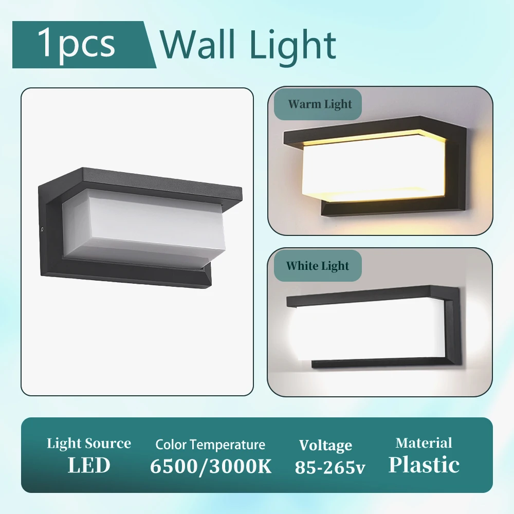 Wall Lamp LED Light 25W 85-265V Waterproof Warm White Cold White Outdoor Lighting Decoration Outside For Home Exterior