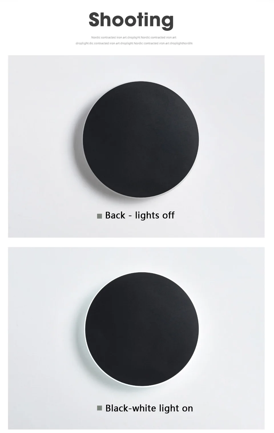 Nordic Minimalist Round LED Wall Light, Modern Villa Sconce, Stylish Decor for Corridor, Entrance, Porch, Bedroom Outdoor Home