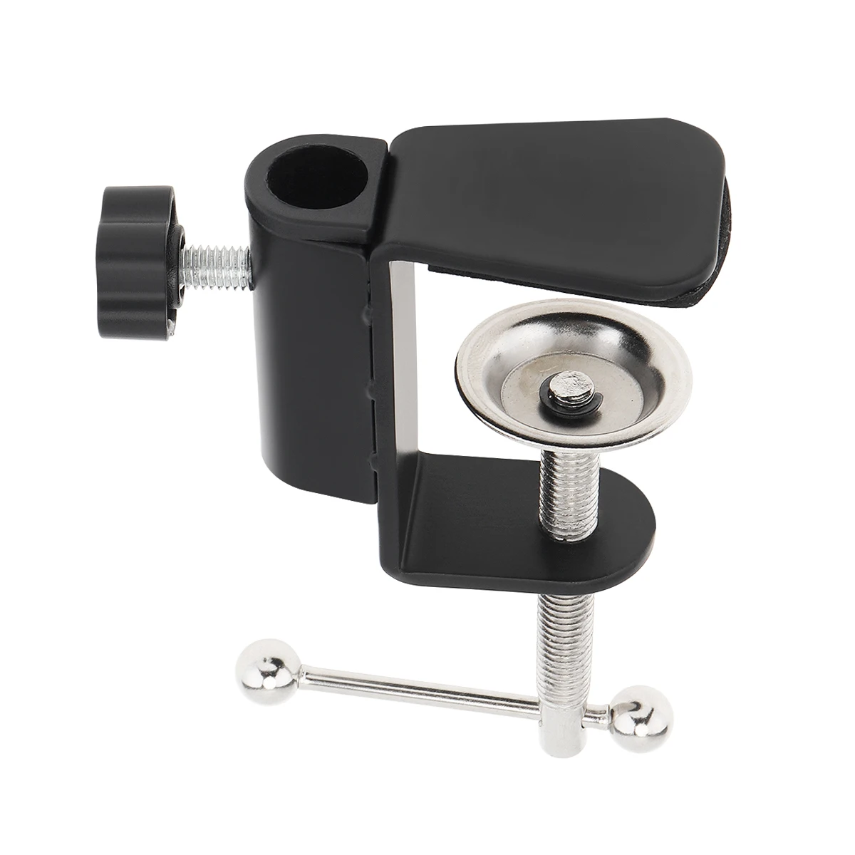Universal Flexible Arm Table Mount Clamp Bracket Clip Holder Overhead Tripod Mount Clamp for Lamp/ Microphone/ Live Streaming