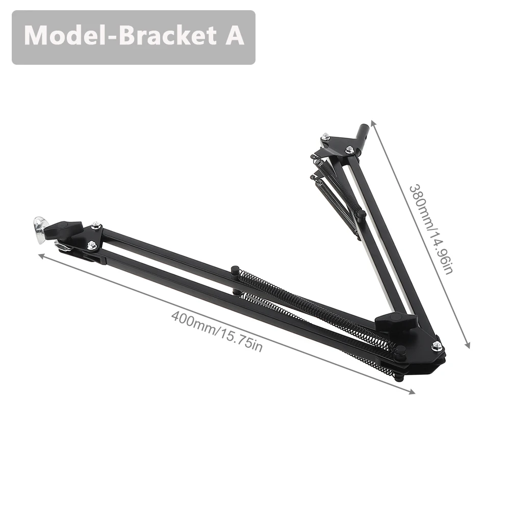 Universal Flexible Arm Table Mount Clamp Bracket Clip Holder Overhead Tripod Mount Clamp for Lamp/ Microphone/ Live Streaming