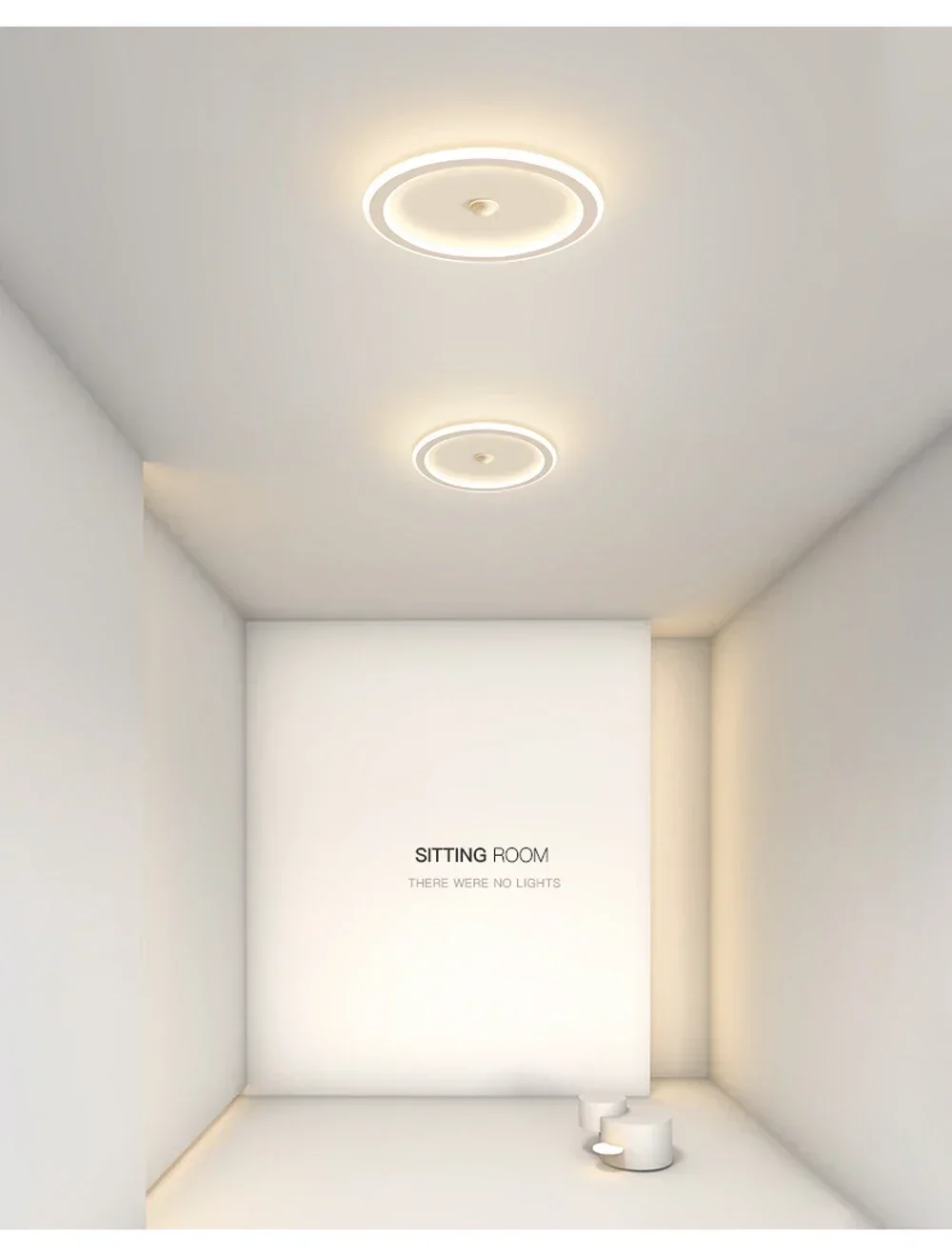 Modern LED Ceiling Light Chandelier Smart Ceiling Lamp with Motion Sensor for Stair Corridor Hallway Entrance Lighting Fixture