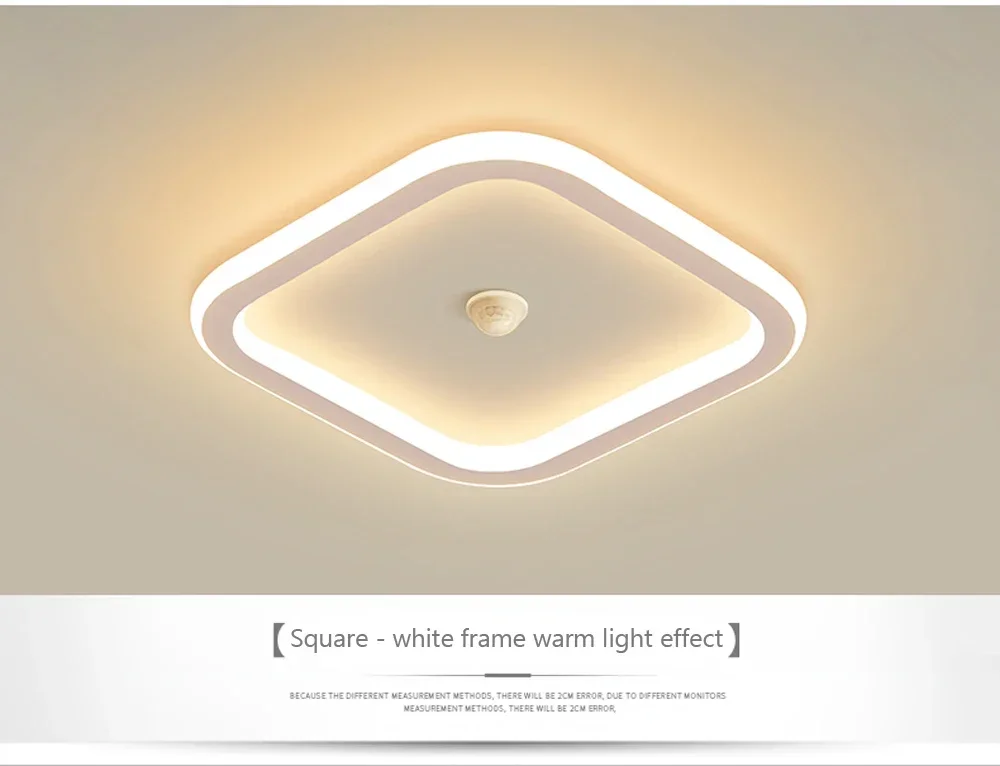 Modern LED Ceiling Light Chandelier Smart Ceiling Lamp with Motion Sensor for Stair Corridor Hallway Entrance Lighting Fixture