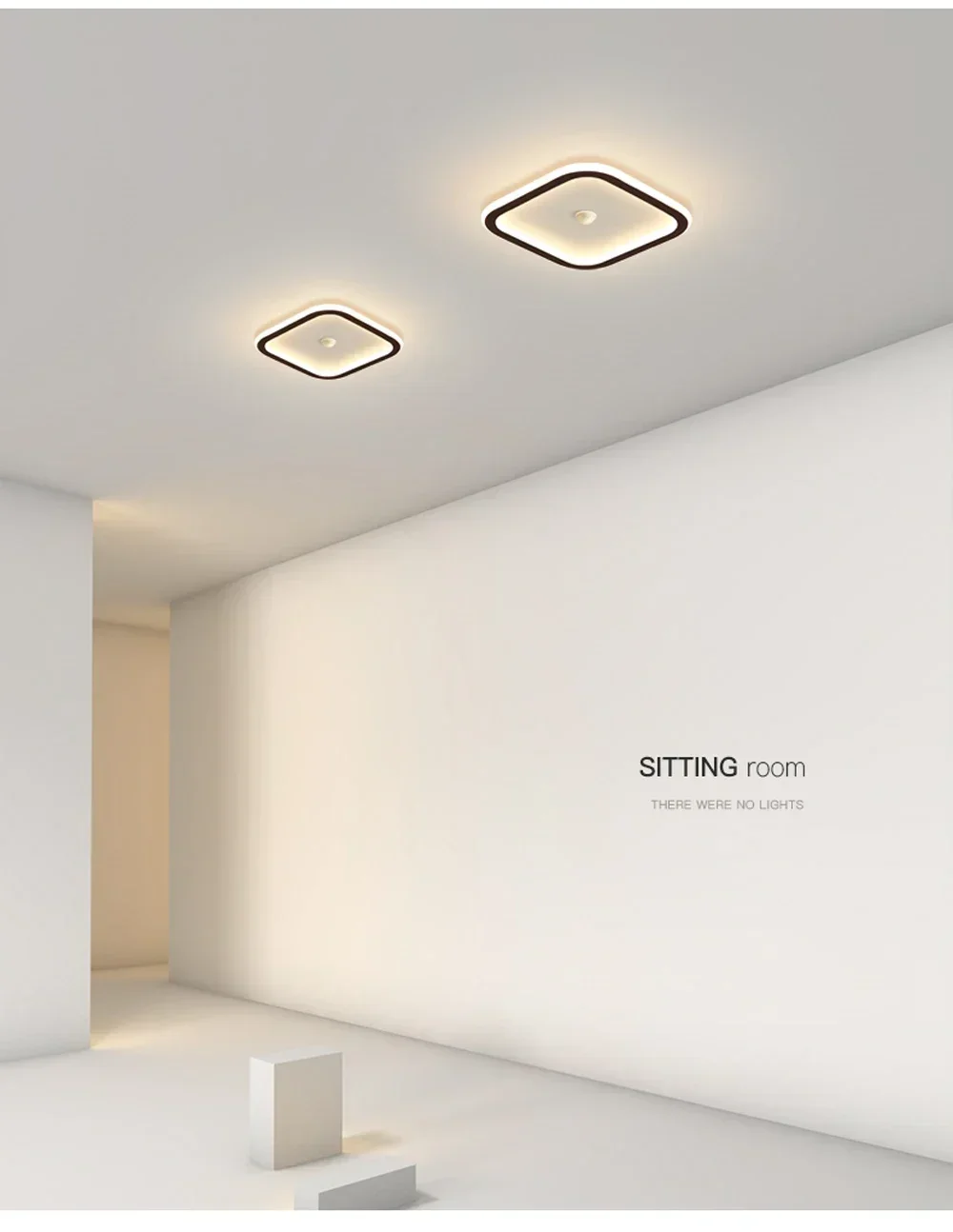Modern LED Ceiling Light Chandelier Smart Ceiling Lamp with Motion Sensor for Stair Corridor Hallway Entrance Lighting Fixture