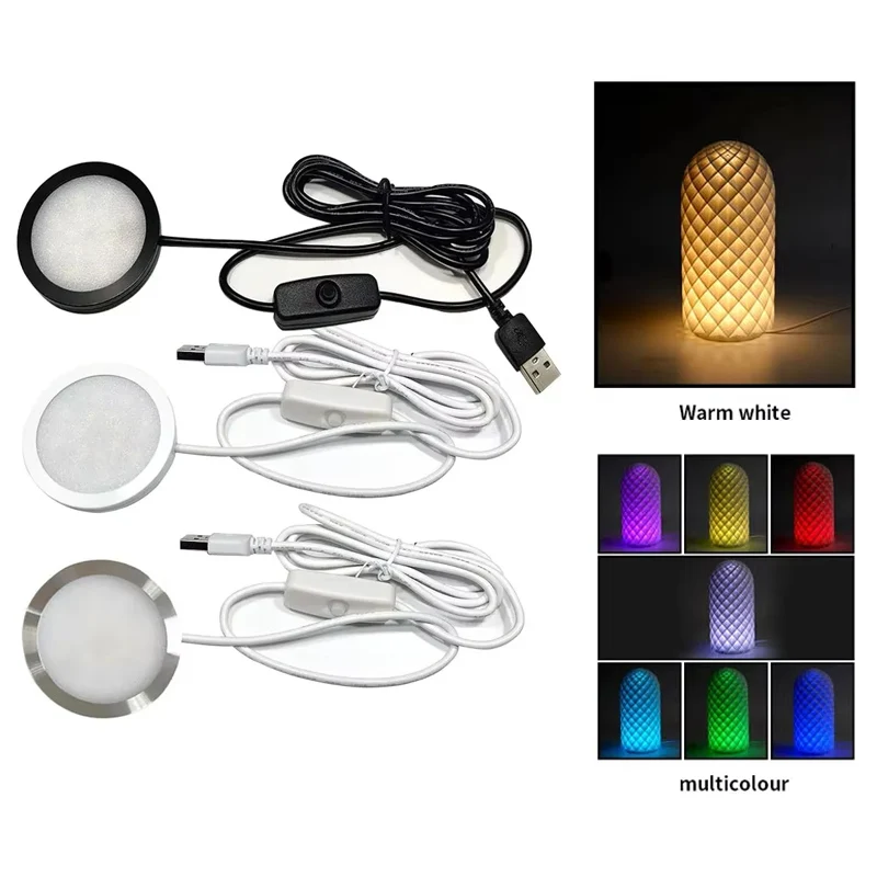For Led Lamp Kit Adjustable Light Kit Led Light Parts Hardware DIY Model White /cold/warm Light Without Lamp Shell