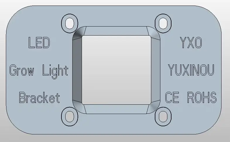 YXO Hydroponice AC 220V 20w 30w 50w Dob Cob LED Grow Light Chip Full Spectrum 380nm-780nm For Indoor Plant Seedling Grow Flower