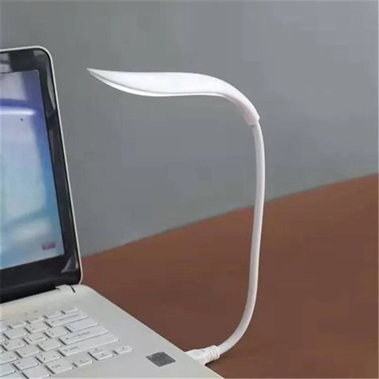 Mini Portable Laptops USB LED Light BendableTable Desk Lamp for Reading Work Power Bank Camping PC Laptops Book Night Lighting