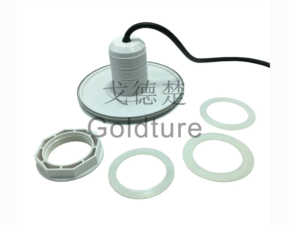 LED Lights for Pool 25W 30W 42W 50W 60W 12V Resin Filled Plastic Thread Fixing Spotlight RGB Sync Warm White Blue Cold White