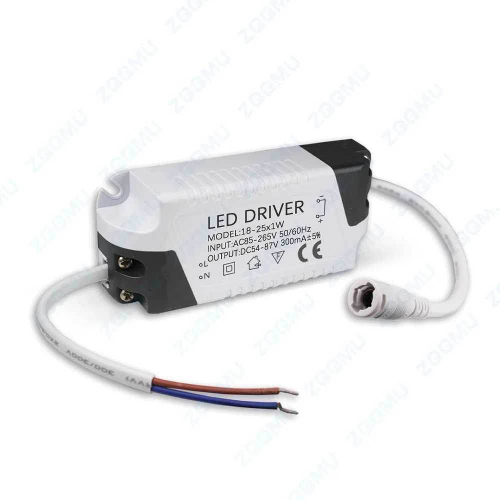 LED Driver 8-12W 12-18W 18-24W 25-36W 50W Constant Current 300MA 600MA 900MA 1200MA For DIY Power Supply Lighting Transformer