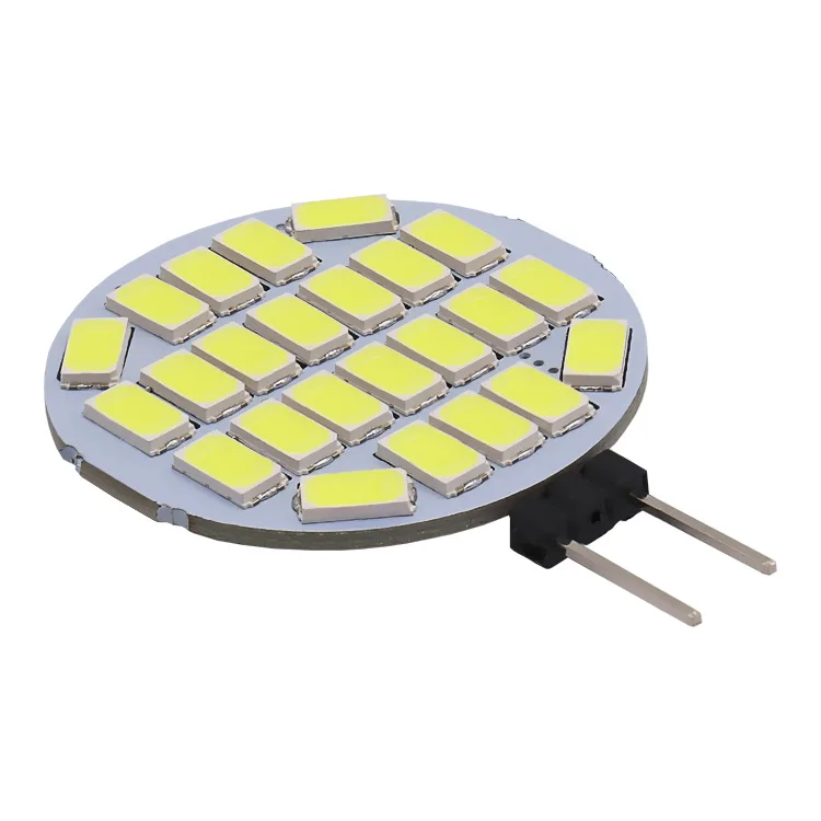 G4 LED Round Range Hood Bulb 12V SMD5370 24 Led Boat Light White / Warm White Bulb Lamp Replace Halogen Lamp High Brightness