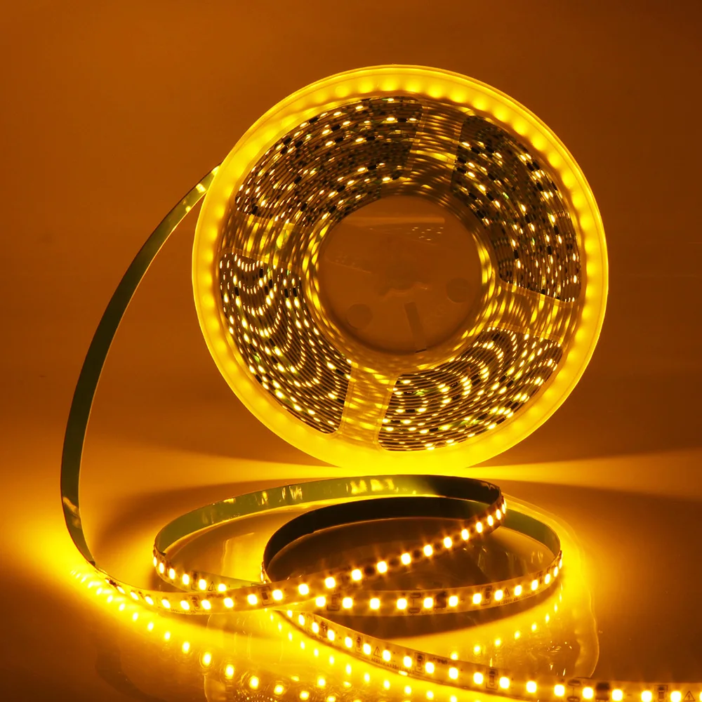 5m 10m 20m 50m Led Strip Light Waterproof IP44 220V 230V SMD 2835 120LED Flexible Led Ribbon Tape Lamp 9 Colors Home Decoration