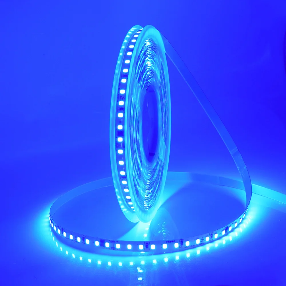 5m 10m 20m 50m Led Strip Light Waterproof IP44 220V 230V SMD 2835 120LED Flexible Led Ribbon Tape Lamp 9 Colors Home Decoration