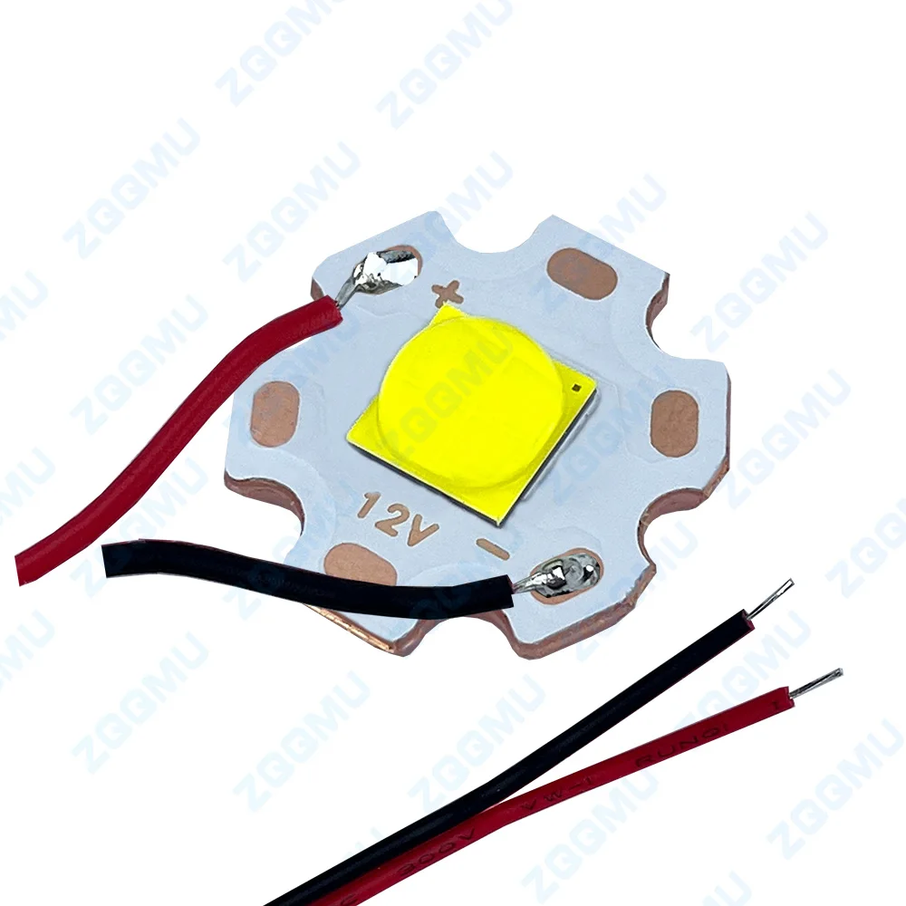 3V 6V 12V LED 20W 40W High Power 5050 7070 Chip Ceramic Bracket Lamp Beads Flashlight Headlight Searchlight