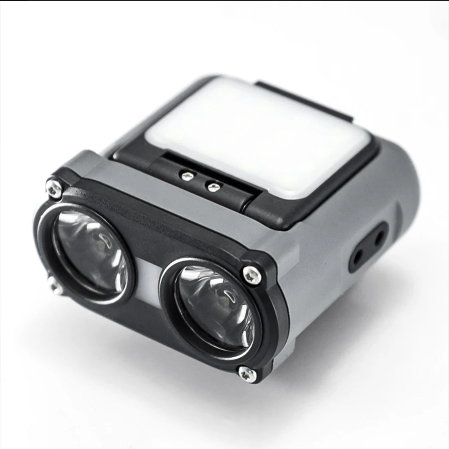 Sensor COB LED Headlamp Cap Clip Light USB Rechargeable Head Flashlight Built-in Battery Headlight Led Head for Fishing Camping