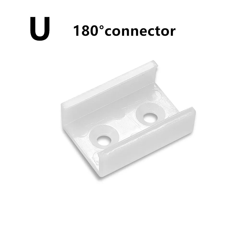 Aluminum Profile Channel Holder for LED Strip Light Bar, Cabinet Lamp, Kitchen Closet, Aluminum Corner, 1-30Pcs per Lot