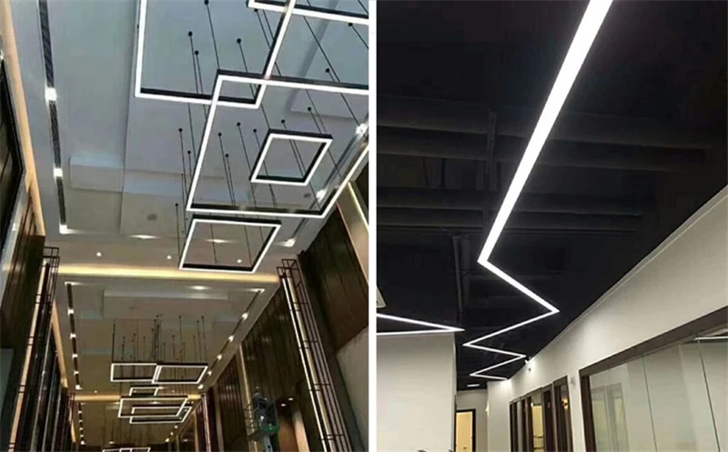 Aluminum Profile Channel Holder for LED Strip Light Bar, Cabinet Lamp, Kitchen Closet, Aluminum Corner, 1-30Pcs per Lot