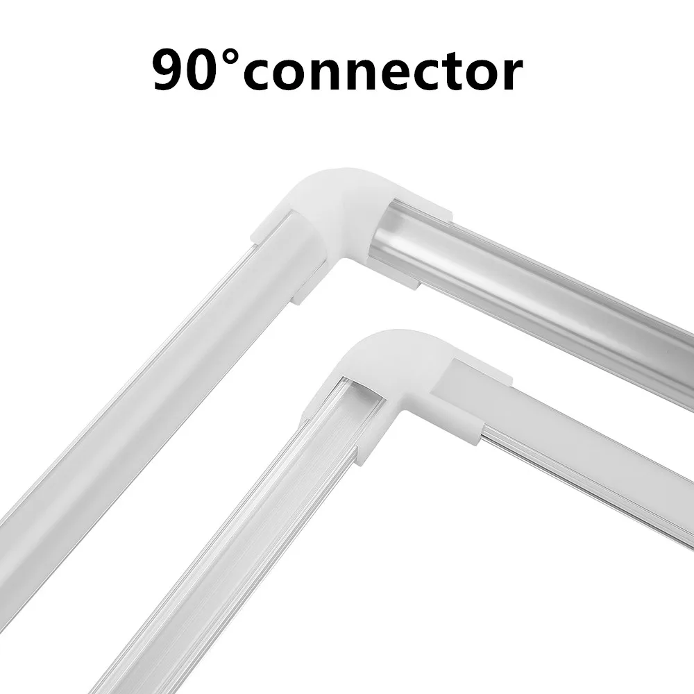 Aluminum Profile Channel Holder for LED Strip Light Bar, Cabinet Lamp, Kitchen Closet, Aluminum Corner, 1-30Pcs per Lot