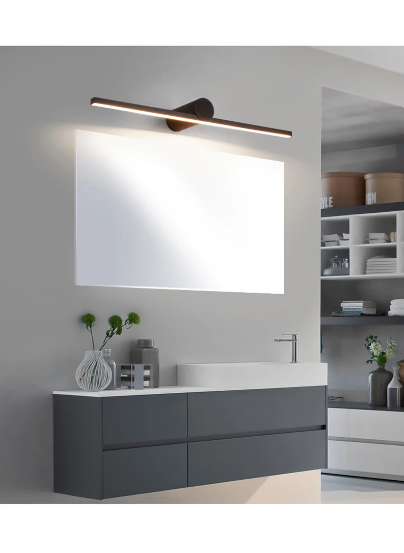 Mirror Wall Lamp Nordic Modern LED Wall Light Simplicity Sconces Indoor Lighting Room Decor For Bathroom Badroom Living Room