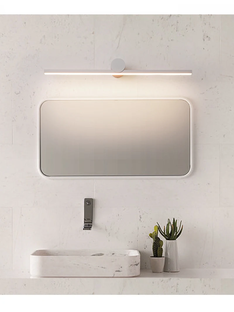 Mirror Wall Lamp Nordic Modern LED Wall Light Simplicity Sconces Indoor Lighting Room Decor For Bathroom Badroom Living Room