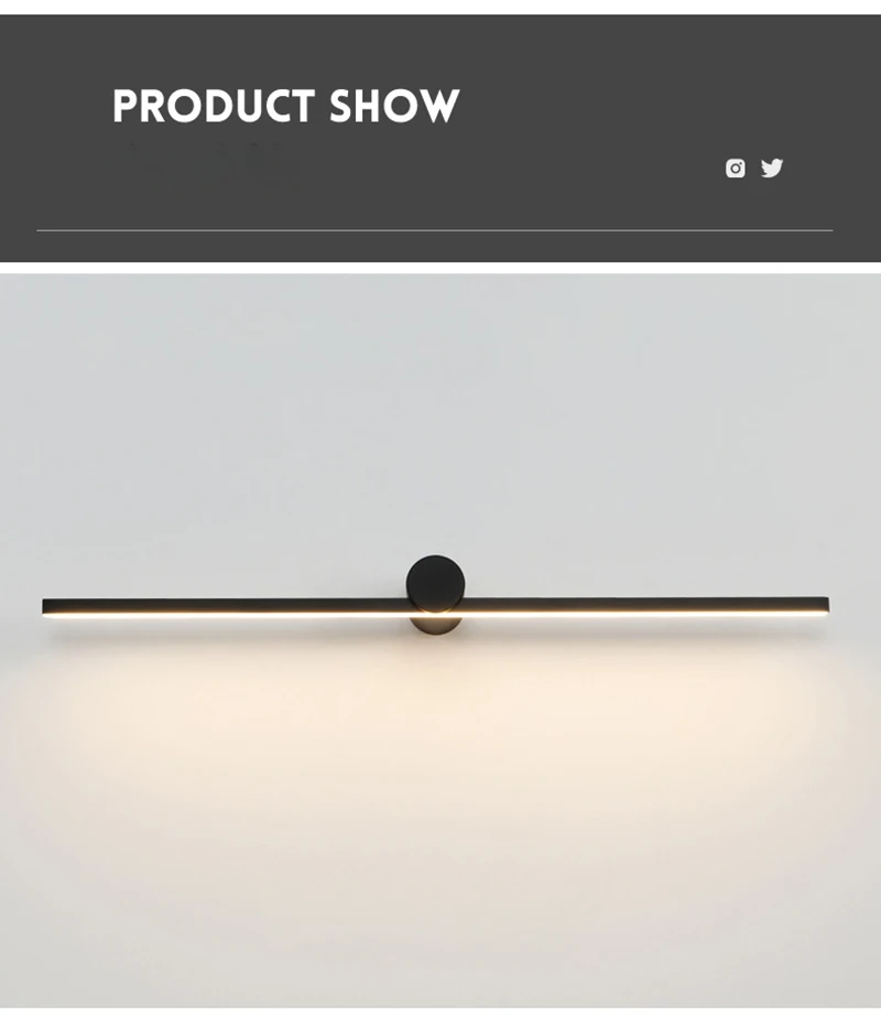Mirror Wall Lamp Nordic Modern LED Wall Light Simplicity Sconces Indoor Lighting Room Decor For Bathroom Badroom Living Room