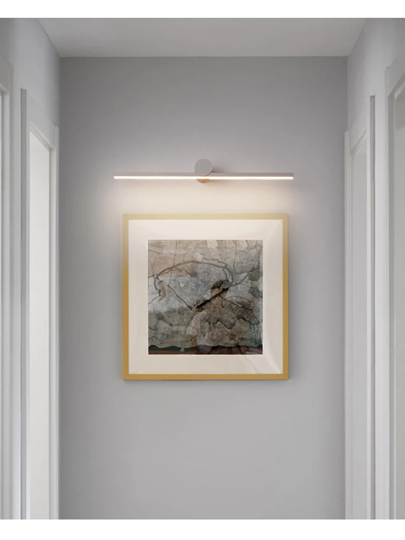 Mirror Wall Lamp Nordic Modern LED Wall Light Simplicity Sconces Indoor Lighting Room Decor For Bathroom Badroom Living Room