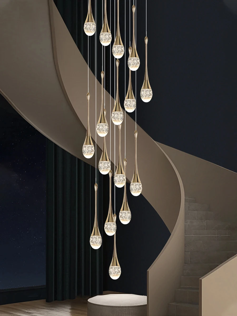 Modern Bubble Crystal Pendant Lights Indoor Hanging Lamp For Kitchen Island Dining Living Room Bar Cafe Pendant Lamp Home Decor