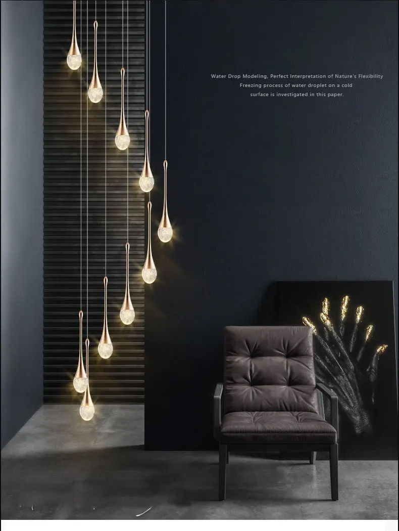 Modern Bubble Crystal Pendant Lights Indoor Hanging Lamp For Kitchen Island Dining Living Room Bar Cafe Pendant Lamp Home Decor
