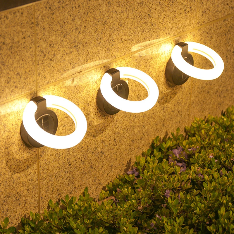 1/4 Pack Solar Outdoor Lights, LED Waterproof Atmosphere Light, Warm White Lamp, for Garden Fence Buried Lawn Porch Walkway Deco