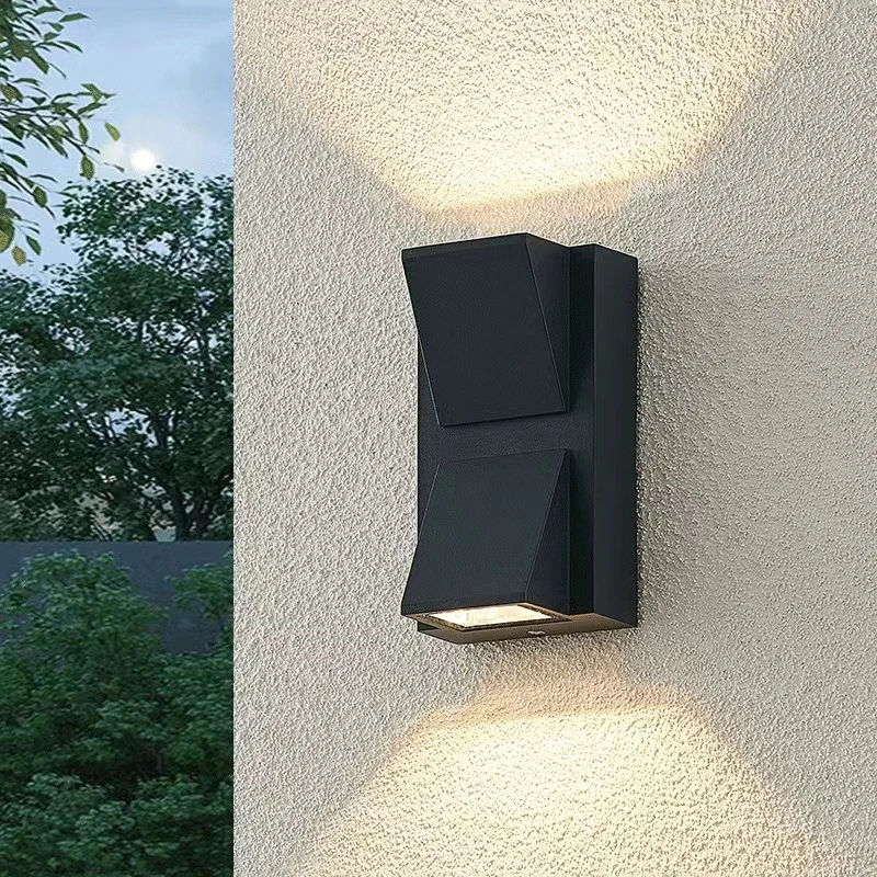 Led Wall Lamp Outdoor Indoor Waterproof Surface Mounted LED Up and Down Wall Light Porch Garden AC85-265V
