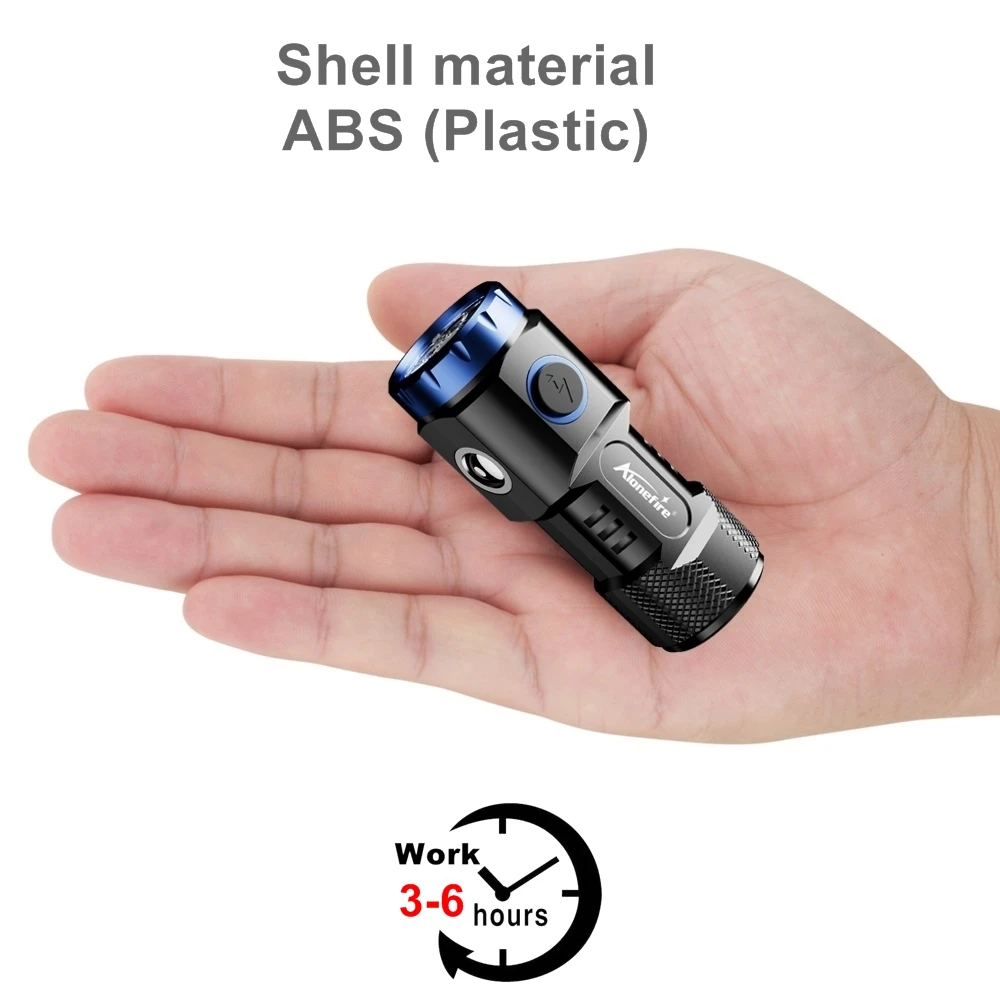 6500k 8x P35 Led High Bright Mini Palm Small Flashlight USB Charging COB Side Light Magnet Hiking Camping Home Work Repai Torch